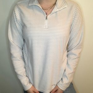 Eddie Bauer fleece quarter zip pullover